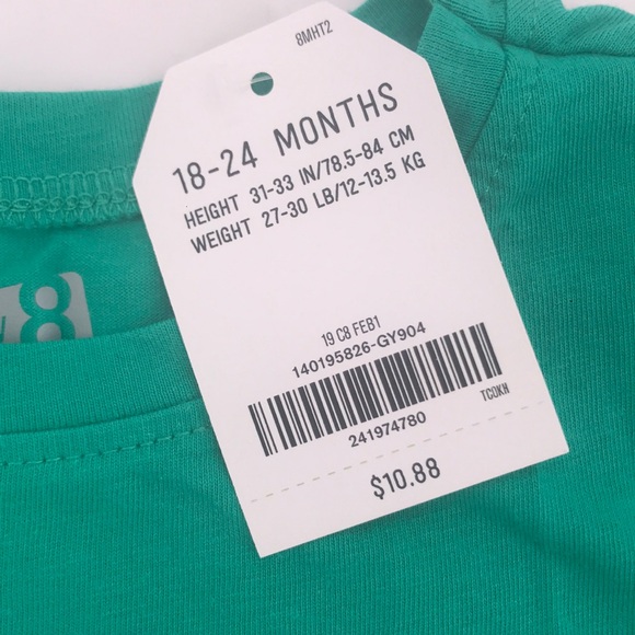 NWT Crazy 8 Girls Size 18-24 Months Charm Shirt - Picture 4 of 4